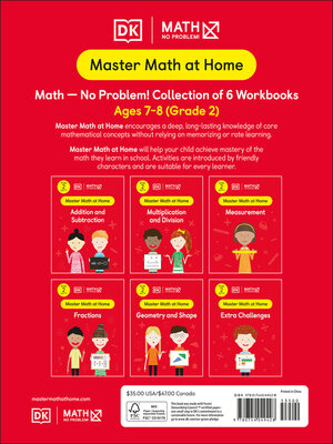 cover image of Math--No Problem! Collection of 6 Workbooks, Grade 2 Ages 7-8